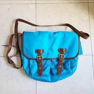 STEVEN by Steve Madden blue crossbody buckle purse